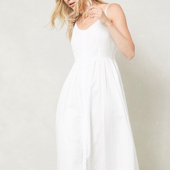 White Midi Dress - Picture 3 of 5